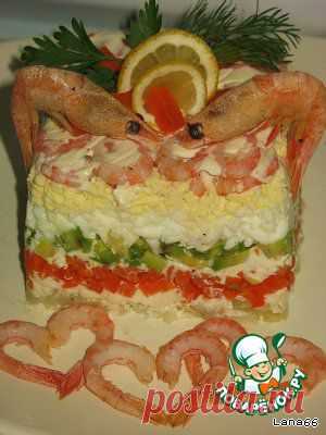 Салат креветочный "ТЕТ-А-ТЕТ" - кулинарный рецепт