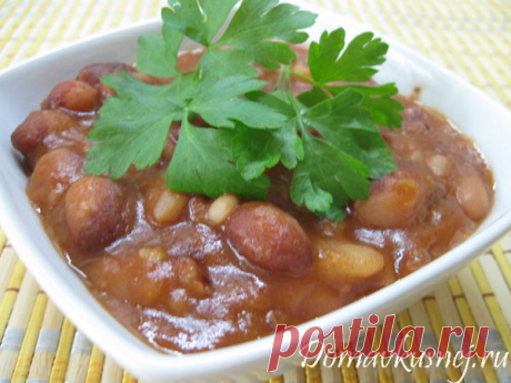 Закуска из фасоли в томате - а Дома Вкусней