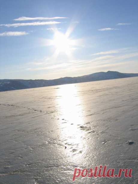 Охотское море.