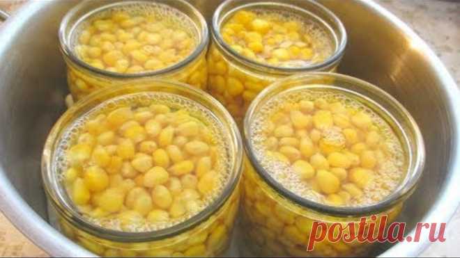 КУКУРУЗА КОНСЕРВИРОВАННАЯ НА ЗИМУ