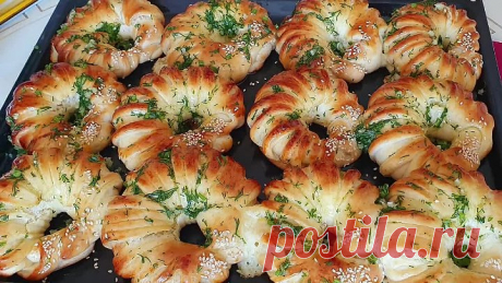 Сырные булочки с чесноком