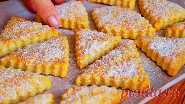 Бюджетные сметанные коржики на скорую руку: нежные, рассыпчатые, изумительно вкусные