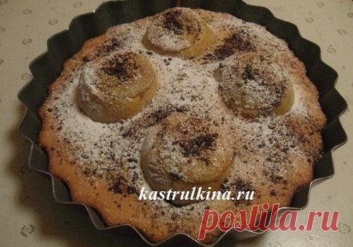 Необычный десерт – яблоки с начинкой в бисквитном тесте, рецепт с фото