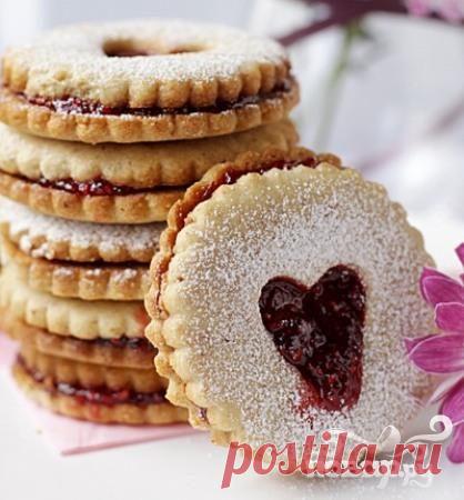 Австрийское Линцерское печенье - пошаговый рецепт с фото на Повар.ру