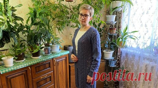 АЖУРНЫЙ КАРДИГАН /// МОИ ПЛАНЫ по ВЯЗАНИЮ В этом видео я рассказываю и показываю готовую работу - 