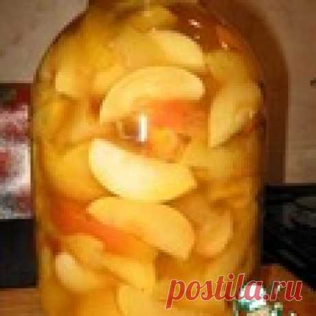 Яблоки дольками в сиропе Кулинарный рецепт