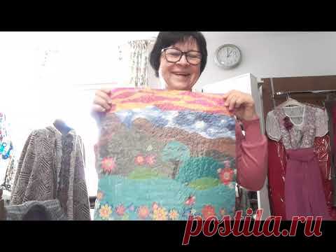 Картины с ткани