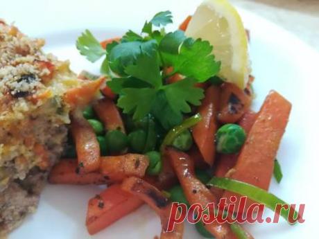 Лёгкая лазанья с теплым салатом из моркови и зелёного горошка - пошаговый рецепт с фото. Автор рецепта Ирина . - Cookpad