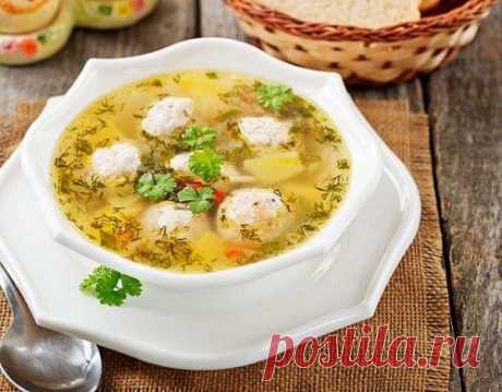 Суп с фрикадельками и рисом – 7 пошаговых рецептов (с фото)