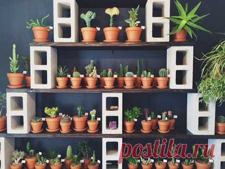 16 идей мебели из шлакоблоков