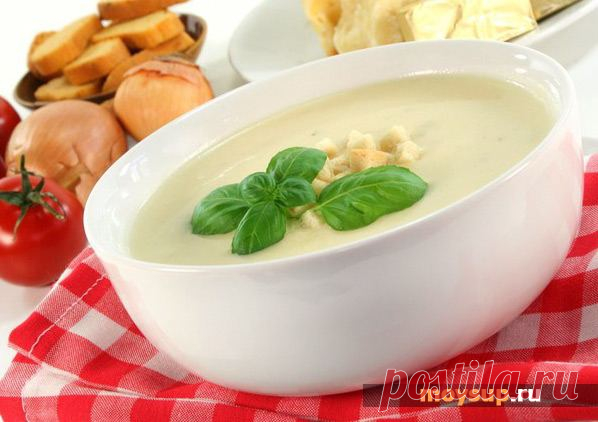 Французский сырный суп на курином бульоне - пальчики оближешь