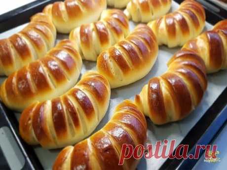 Непревзойдённые рогалики сдобные на тесте без яиц.