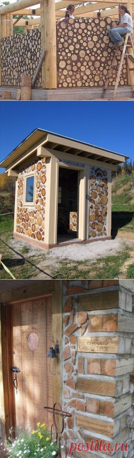 Технология глиночурка или по-буржуйски - cordwood