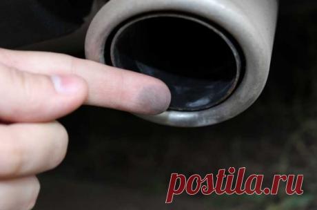 Белая тряпочка на выхлопной трубе: "дедовский" способ проверки мотора машины