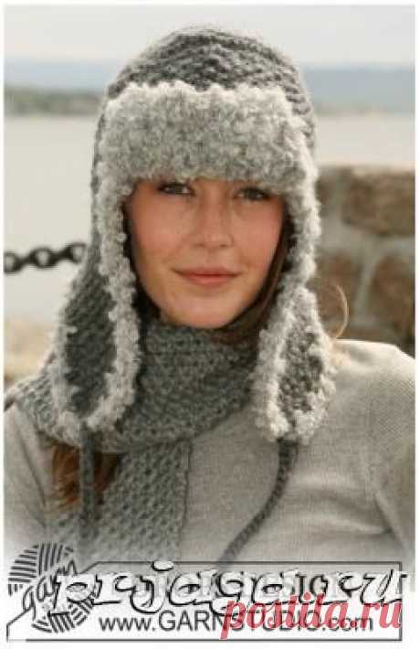 Вязание спицами шапки ушанки – Дропс вязание
