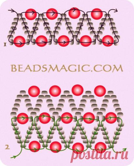 МАСТЕРИЛКА. Ожерелья. Схемы плетения