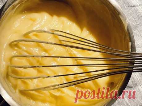 Заварной крем Патисьер 🥣 французский классический рецепт Один из моих любимых кремов — это заварной крем Патисьер — настоящий французский классический по отработанному рецепту. Данный крем имеет