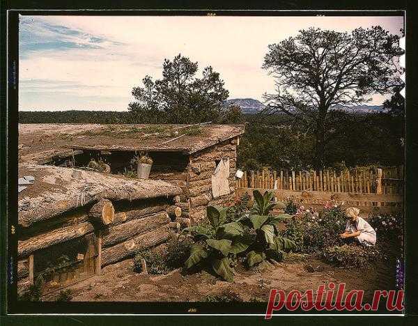 Простой уютный деревенский дворик (Pie Town, New Mexico)