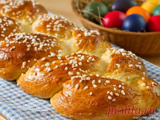 Кулич-пирог на Пасху. Козунак за Великден (Болгария)