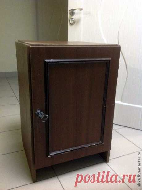 Роспись старой советской тумбочки в стиле шебби шик - Сам себе волшебник