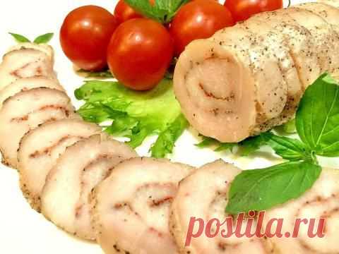 ПРАЗДНИЧНЫЙ КУРИНЫЙ РУЛЕТ В МОЛОКЕ | 4vkusa.ru