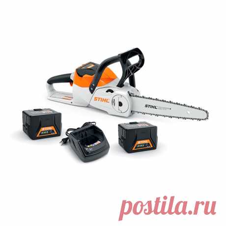 Аккумуляторная мотопила MSA 120 C-B с AK20 и AL101 будет вам незаменимым помощником в разрешении любых задач на вашем участке, а также для проведении кровельных, ремонтных и строительных работ, для заготовки дров. В отличие от бензиновых и электрических агрегатов, усовершенствованная. Эта модель работает от мощного литий-ионного аккумулятора. И по сравнению с бензиновыми и электрическими аналогами значительно тише работает, поэтому подходит даже для работы внутри помещения.