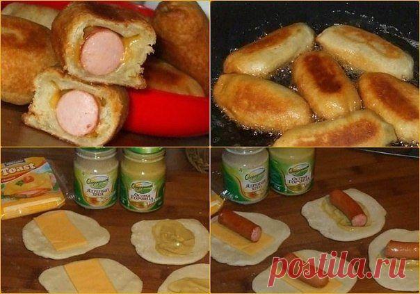 Сосиски в картофельной шубке