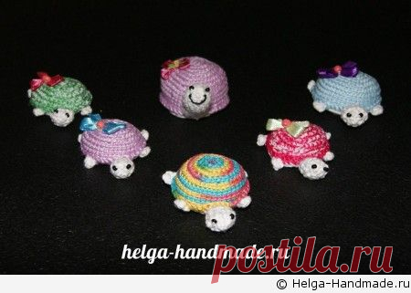 Вяжем черепашку своими руками, мастер-класс | helga-handmade.ru