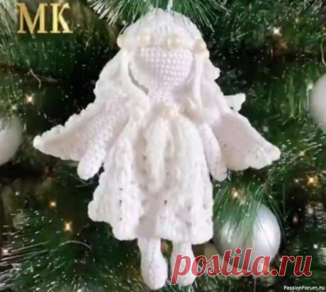 Ангелочек крючком. МК | Вязаные игрушки. Мастер-классы, схемы, описание. Ангелочек. Автор: master_plush