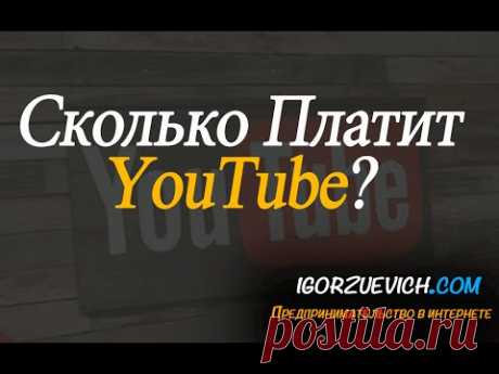Сколько платят за 1000 просмотров на youtube / реальный заработок на ютубе