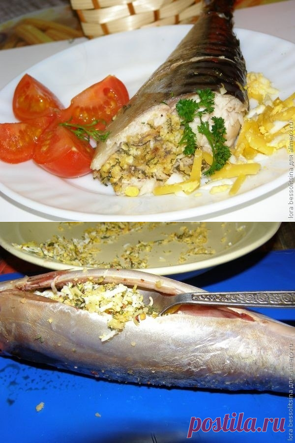 Скумбрия, запеченная в фольге