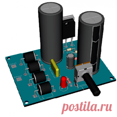 Простой и Мощный. Регулятор Uвых=1,5...30В, I=7,5А | PRACTICAL ELECTRONICS | Яндекс Дзен