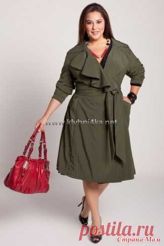 Для подруги Оли Шаманаевой : образы Plus Size -Часть 1с куртками, кардиганами, плащами и т. д. - Страна Мам