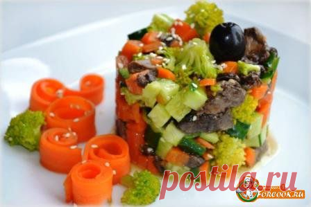 САЛАТ ОВОЩНОЙ С ГРИБАМИ