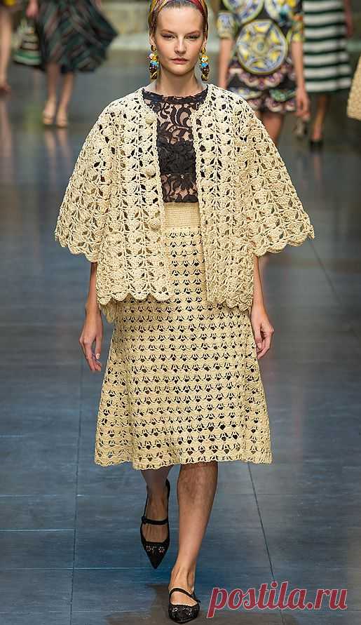 Dolce & Gabbana. Реконструкция узоров из коллекции 2013..
