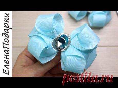 Бантики канзаши из репсовой ленты 2,5 см  Новая модель бантиков из репсовой ленты. ✂ Материалы для бантика ✂ Купон на скидку 5%: ПОДАРКИ Мои соц. сети: instagram ❤ ВК ❤ #elenapodarki #банты #1...