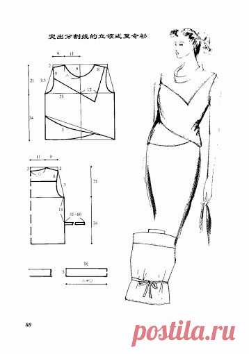 Простые выкройки блузок.