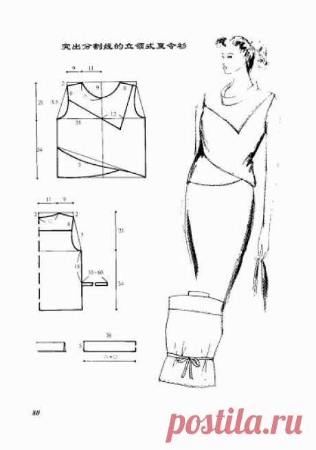 Простые выкройки блузок.
