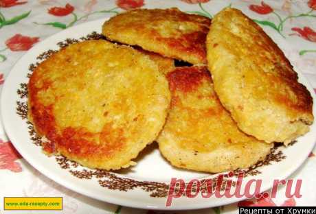 Гороховые котлеты с чесноком