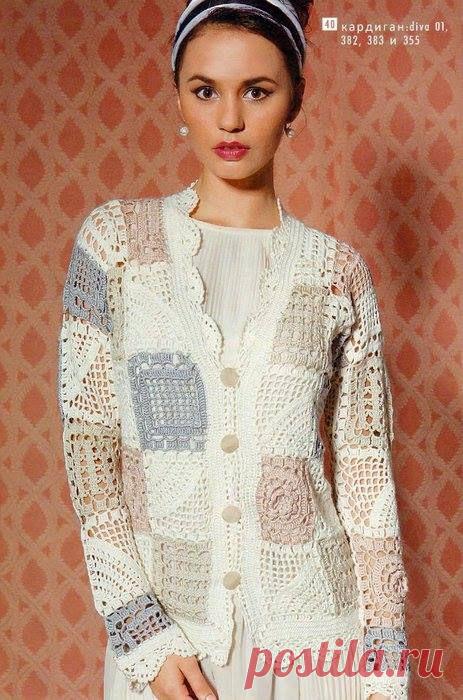 Ажурный жакет