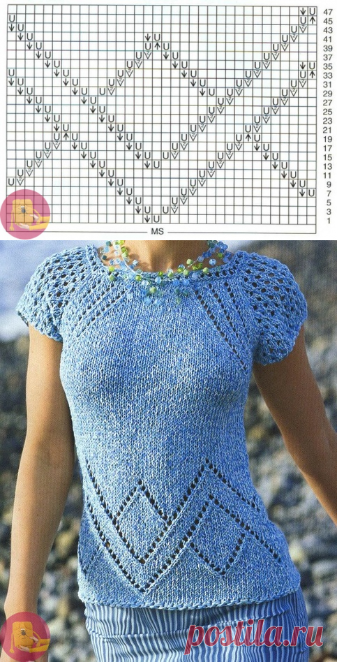 Геометричный топ спицами — Сделай сам, идеи для творчества - DIY Ideas