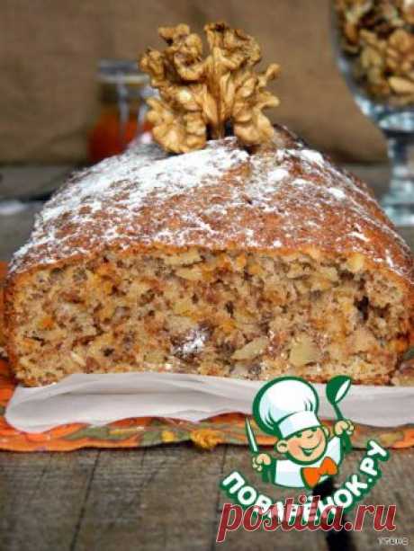 Кекс с тыквой, морковью и орехами – кулинарный рецепт