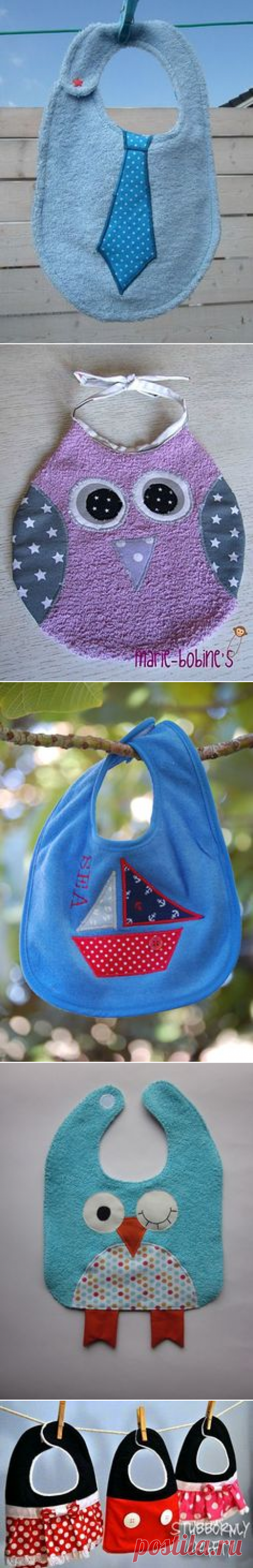 (2) Arty and Crafty Little Things: Maritime -- cute bib idea - great way to use up a smaller scrap of denim! Inspiration :) | Babero