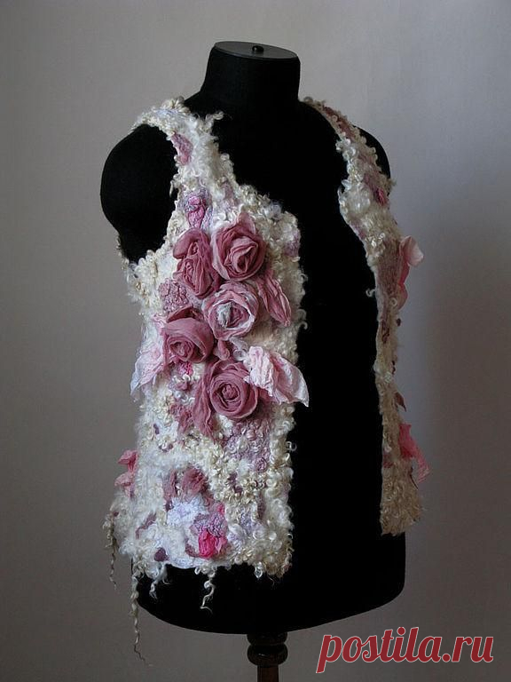 МК жилетик "Сон в летнюю ночь " - Ярмарка Мастеров - ручная работа, handmade