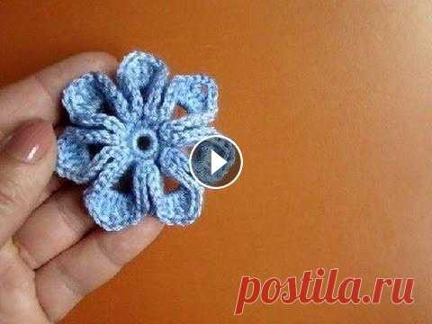 Как связать цветок крючком Урок 36 How to crochet flower *САМОЕ ПОЛЕЗНОЕ ПРИСПОСОБЛЕНИЯ ДЛЯ ВЯЗАНИЯ, ЧТОБЫ СОХРАНИЛОСЬ ЗДОРОВЬЕ* Crochet flower pattern for free Это урок вязания крючком для начинающих, как в...