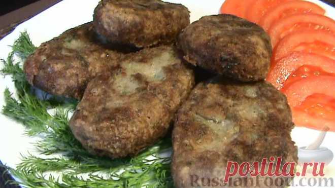Рецепт: Котлеты из гречки с грибами на RussianFood.com
