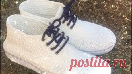 Beyaz Örgü Spor Ayakkabı Yapımı 2. Bölüm