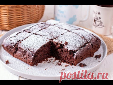 Постный пирог с гречневой мукой и какао / Меню недели