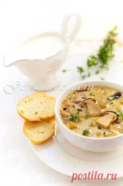 Суп с белыми грибами и сливками | Вкус жизни