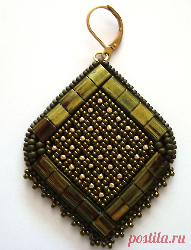 Плетение-пришивание сеточки. | biser.info - всё о бисере и бисерном творчестве